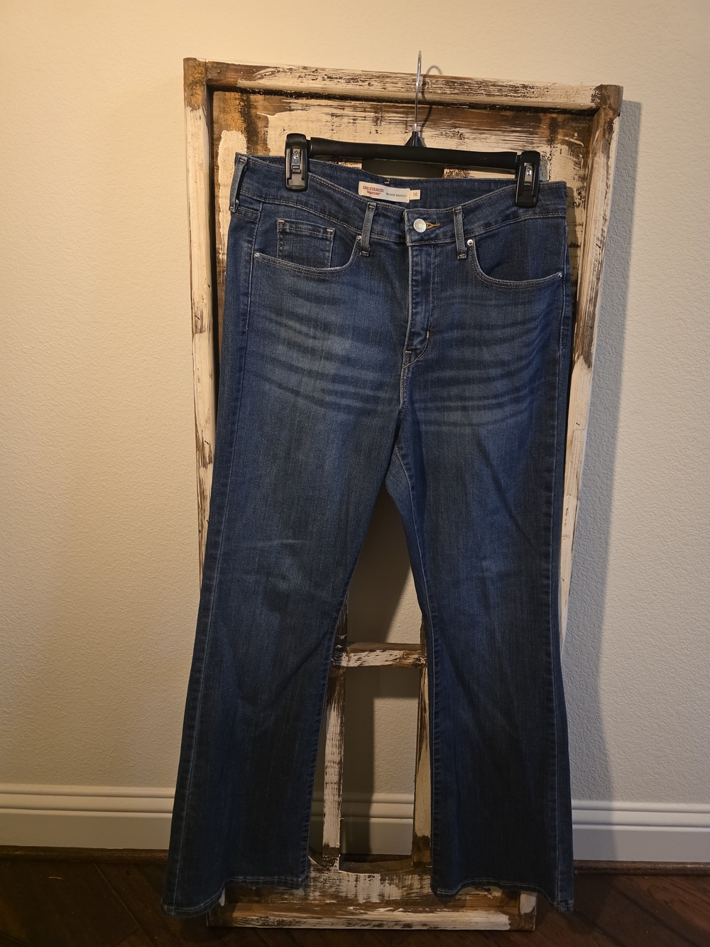 Levi's Dark Blue Bootcut Jeans for Women